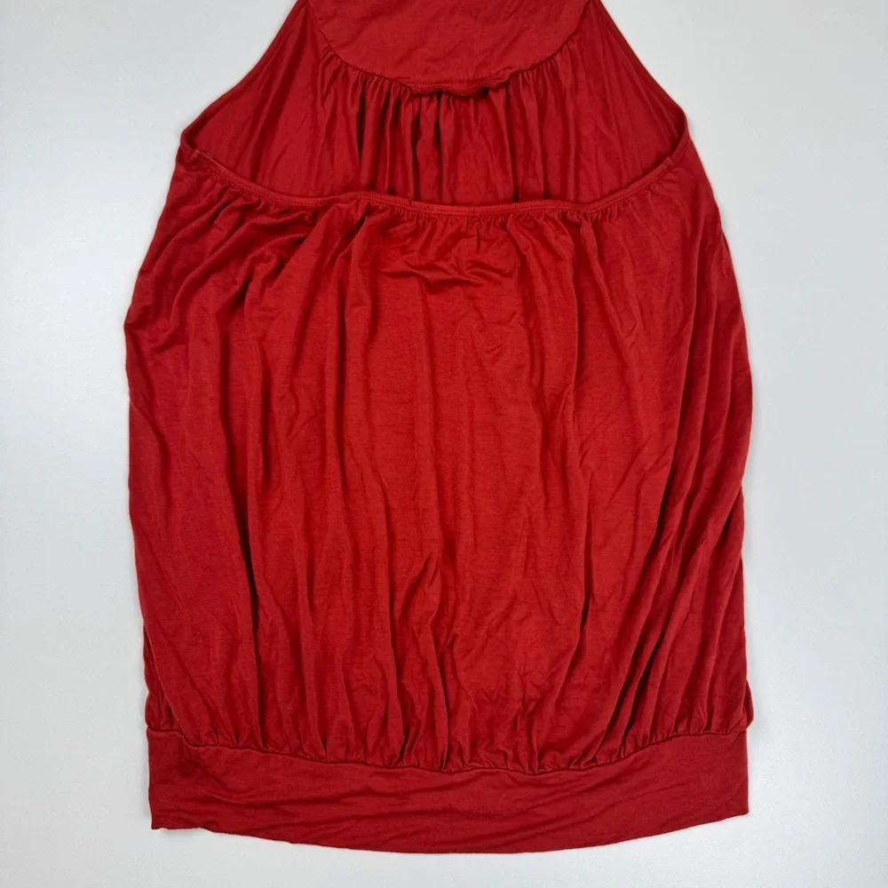 Vintage Y2K Twenty One Beaded Halter Top Micro Mini Dress Size Small Boho Fairy - Picture 9 of 11
